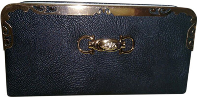

Haryana Craft Casual Black Clutch
