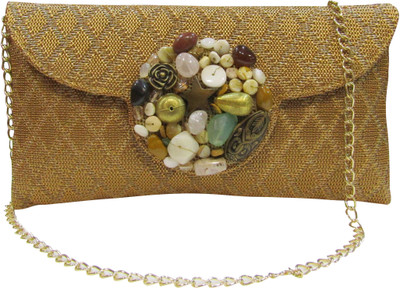 

Deepsum Party Gold Clutch