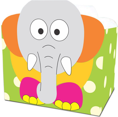 

Paper Magic Beautiful, Multicolor Paper Elephant Box - 1 Pack of - 25