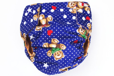 

Ole Baby Cloth Diaper REUSABLE Nappy Organic Cotton Anti Bacterial Washable Free Size Adjustable 0-3 Years ( Made in India) - M