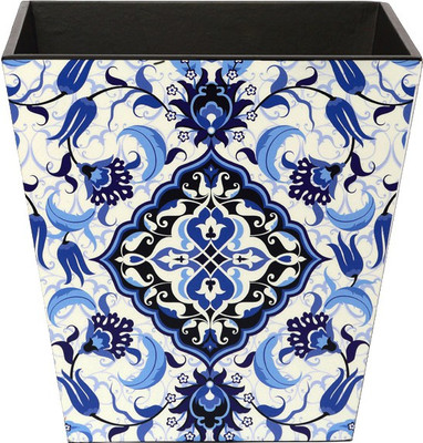 

Reinvention Factory Iznik Dustbin Wood Dustbin(Multicolor)