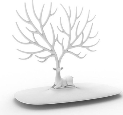 

ZEVORA My Little Deer Tray Jewellery Organizer (White ) Jewellery Organizer( )