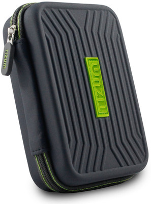 

TIZUM Hard Drive Case 2.5 inch Portable shockproof EVA Carrying Case Shell with Zipper(For 2.5 inch Hard Drive, Gray)