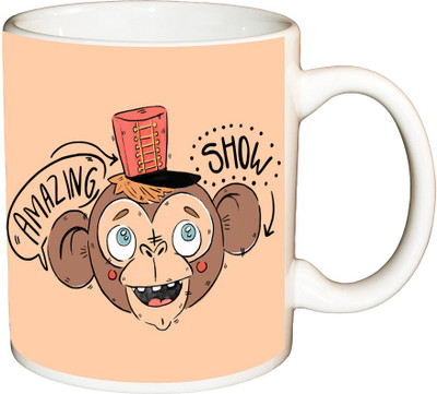 

ShopBuzz Amazing show printed coffee Ceramic Mug(350 ml), Multicolor