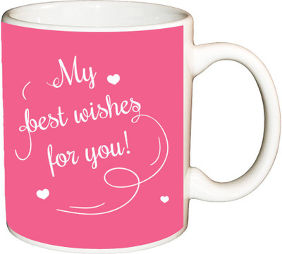 

ShopBuzz My best wishes for you printes coffee Ceramic Mug(350 ml), Multicolor