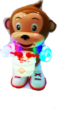 

FEMININE STYLE DANCING MONKEY WITH 3D LIGHT(Multicolor)