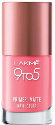 

Lakme 9 to 5 Primer Plus Matte Nail Color Blush