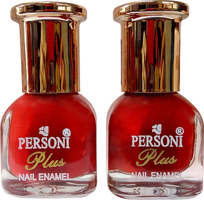 

Personi Combo Set of Red Nail Paint Multicolor(Pack of 2)