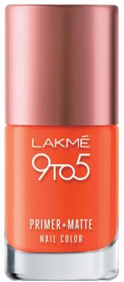 

Lakme 9 to 5 Primer Plus Matte Nail Color Coral