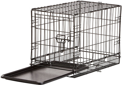 

Shrih Single Door Folding Metal Dog House