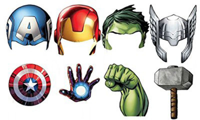 

PARTY PROPZ PHOTOBOOTH SET OF 8/ AVENGERS BIRTHDAY PARTY DECORATION/AVENGERS PARTY SUPPLIES/AVENGER PARTY ACCESSORIES Photo Booth Board(Birthday, Party)