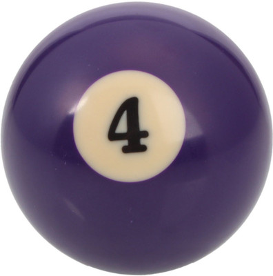 Laxmi Ganesh Billiard POOL SOLID BALL (4) Billiard Ball(Pack of 1, Purple)