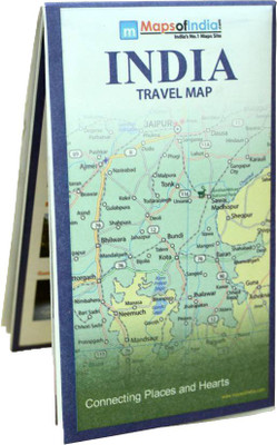 

India Travel Map Paper Print(33 inch X 27.5 inch)