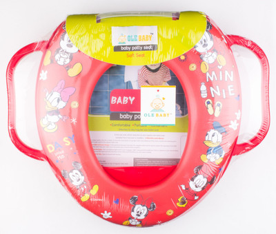 

Ole Baby Cute, Colorfull, Padded, Soft, and Durable,Full Cushion Assorted Potty Trainer Seat Potty Seat(Tomato Red)