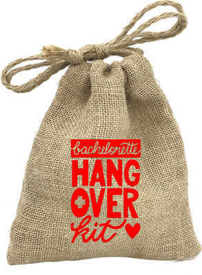 

The Crazy Me Bachelorette Hangover Kit Potli(Brown)