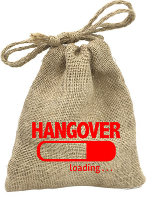 

The Crazy Me Hangover Loading Potli(Brown)