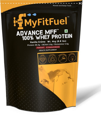 

MyFitFuel MFF Advance 100% Whey Protein Whey Protein(4 kg, Vanilla Cream)