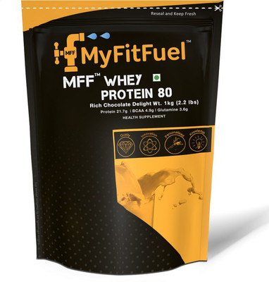 

MyFitFuel MFF Whey Protein 80 Whey Protein(1 kg, Rich Chocolate Delight)