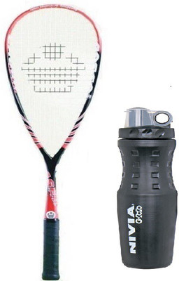

Cosco Combo of Two, One 'Laser CS 200' Squash Racquet and One G-2020 Sipper Bottle Red Strung Squash Racquet(Standard, 95 g)