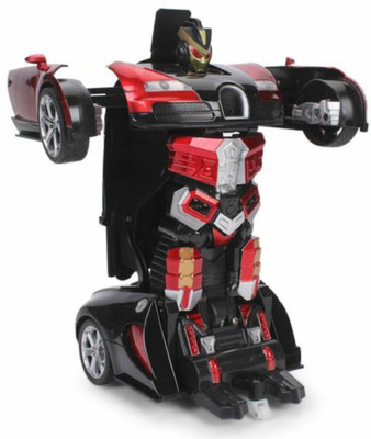

SANJARY latest edition 1:14 Scale Remote Controlled one Button Car To Transformer to Car MZ (Red)(Red)