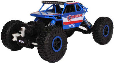 

FlySky Rock Crawler 4WD Rally R/C Car with Multi Function Like-Full Function Pro Steering/(Go Forward and Backward, Turn Left and Right) /Adjustable Front /Wheel Alignment/4 Wheel Drive/High Strength Shocker/Oversized Tires etc.(Multicolor)