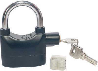 

ELEGANTSHOPPING ALARM SECURITY PAD LOCK Safety Lock(Black, Silver)