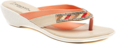 

Dolphin Miles Women Orange Wedges