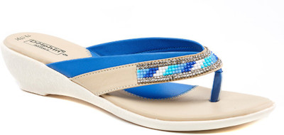 Dolphin Miles Women Blue Wedges
