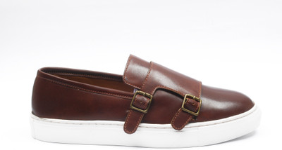 

beckelt Casual Monk Strap Casuals For Men(Burgundy, Burgandy