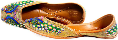 

Rehmat Kollection Peacock Jutis For Women(Green