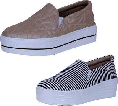 

IndiWeaves Casuals For Women(Beige, White, Black
