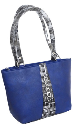 

Nemichand Jewels Girls Casual Blue PU Shoulder Bag