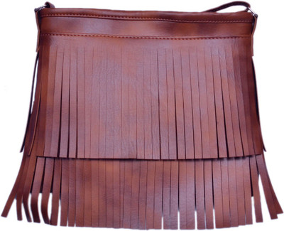 

AATOOT Girls Casual Brown PU Sling Bag