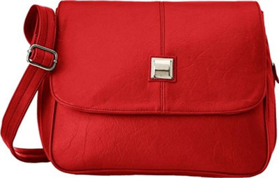 

MR R KING&QUEEN Women Casual Maroon PU Sling Bag