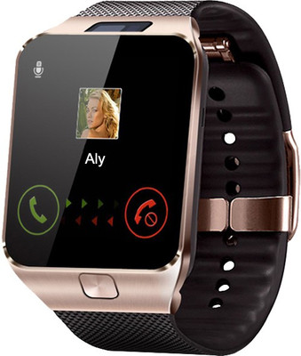 

JOSA DZ57 Smart Watch Bluetooth Touch Screen for Android and iOS(Brown Gold) Smartwatch(Brown Strap Free Size)