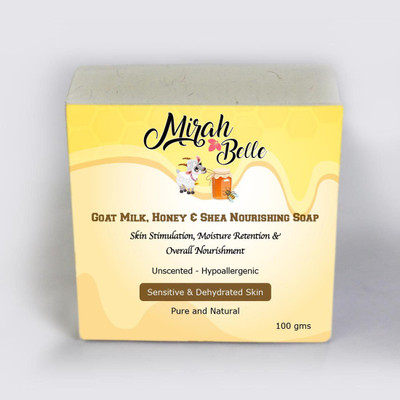 

Mirah Belle Naturals Goat Milk, Honey & Shea Soap(100 g)