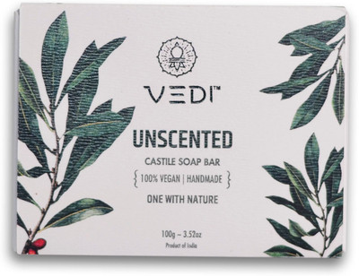 

vedi herbals UNSCENTED CASTILE SOAP BAR(100 g)