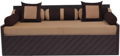 

Auspicious Home Kaiden (2 Pillows, 5 Bolsters) Double Fabric Sofa Bed(Finish Color - Brown Mechanism Type - Pull Out)