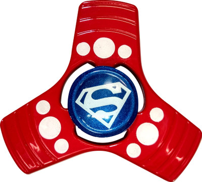

S.Blaze Amazing Metal 3 Arm Red & Blue Superman Fidget Spinner Toy for Kids & Adults(Multicolor)