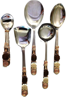 

JEWELKRAFT DESIGNS TOPAZ Stainless Steel Serving Spoon Set(Pack of 5)