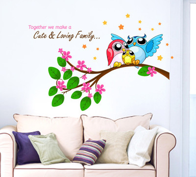 

Orange and Orchid  PVC Vinyl Sticker(Pack of 1, Multicolor
