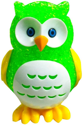 

Riddhi Siddhi LED Light changing OWL Table Lamp(11 cm, Green)