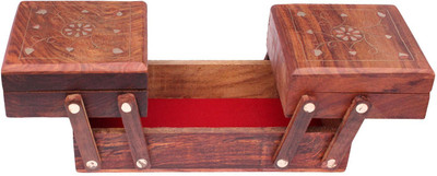 

all crafts art bangles box all Vanity Box(Brown)