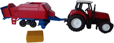 

kidoz kingdom FARM TRACTOR WITH TROLLEY 1/32 MODEL(Red)