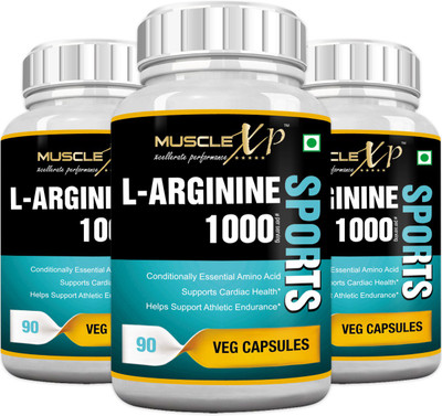 

MuscleXP L-Arginine 1000 (Pack of 3)(90 No)