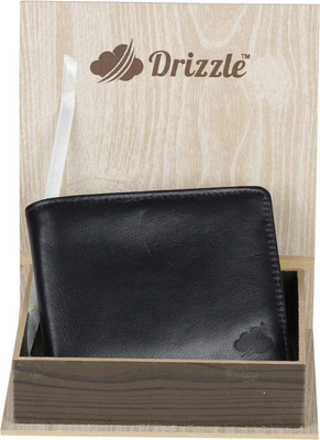 

Drizzle Men Black Genuine Leather Wallet(4 Card Slots)