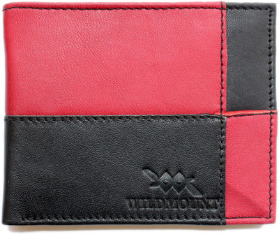 

Wildmount Men Multicolor Genuine Leather Wallet(8 Card Slots), Black