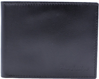 

Pro Design Men Black Genuine Leather Wallet(7 Card Slots)