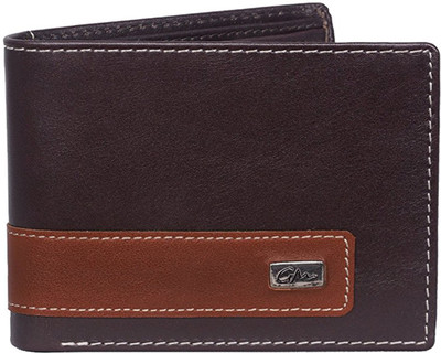 

Gentleman Boys Brown Genuine Leather Wallet(9 Card Slots)