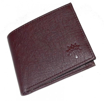 

shar Men Brown Artificial Leather Wallet(5 Card Slots)